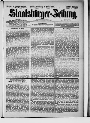 Staatsbürger-Zeitung vom 06.10.1898
