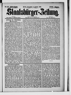 Staatsbürger-Zeitung vom 08.10.1898