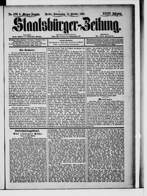 Staatsbürger-Zeitung vom 13.10.1898