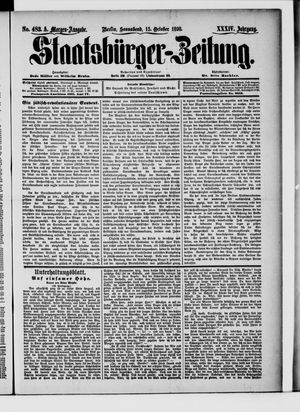 Staatsbürger-Zeitung vom 15.10.1898