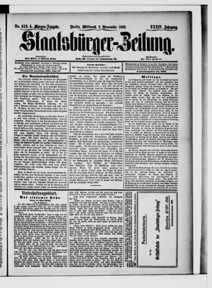 Staatsbürger-Zeitung vom 02.11.1898