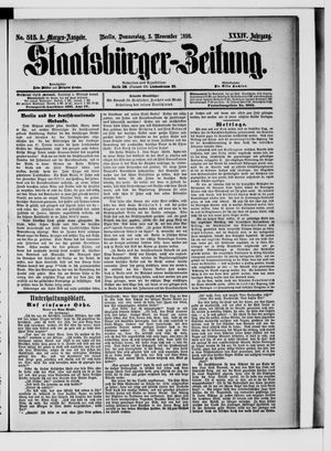 Staatsbürger-Zeitung vom 03.11.1898