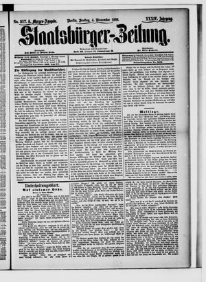 Staatsbürger-Zeitung vom 04.11.1898