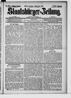 Staatsbürger-Zeitung vom 06.11.1898