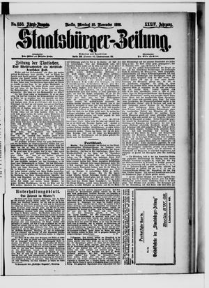 Staatsbürger-Zeitung on Nov 28, 1898