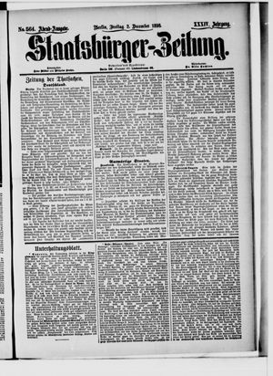 Staatsbürger-Zeitung vom 02.12.1898