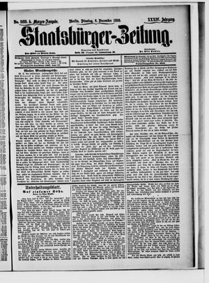 Staatsbürger-Zeitung vom 06.12.1898