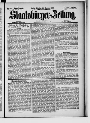 Staatsbürger-Zeitung on Dec 20, 1898