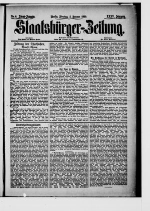 Staatsbürger-Zeitung vom 03.01.1899