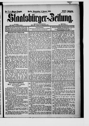 Staatsbürger-Zeitung vom 05.01.1899