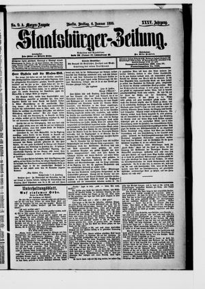 Staatsbürger-Zeitung vom 06.01.1899