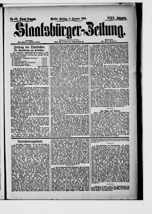 Staatsbürger-Zeitung vom 06.01.1899