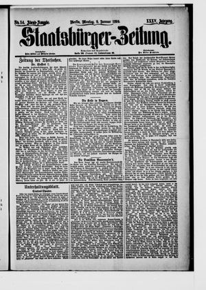 Staatsbürger-Zeitung vom 09.01.1899