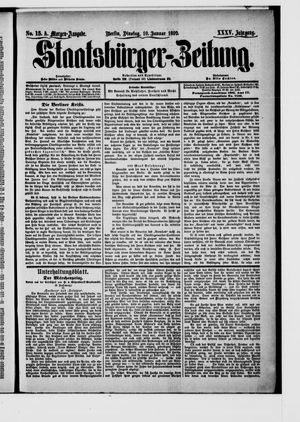 Staatsbürger-Zeitung on Jan 10, 1899