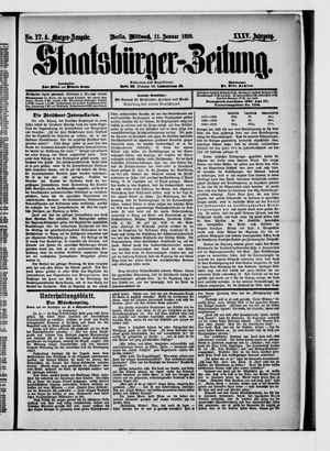 Staatsbürger-Zeitung vom 11.01.1899