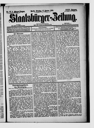 Staatsbürger-Zeitung vom 17.01.1899
