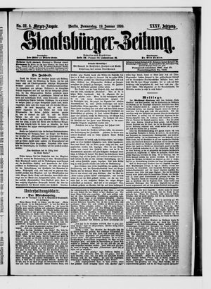 Staatsbürger-Zeitung on Jan 19, 1899