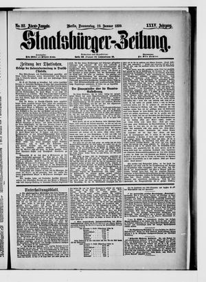Staatsbürger-Zeitung on Jan 19, 1899