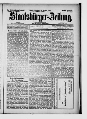 Staatsbürger-Zeitung on Jan 24, 1899