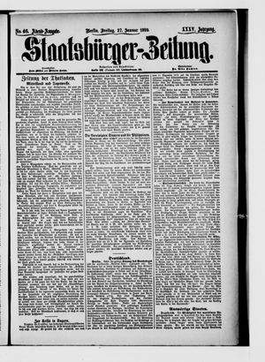 Staatsbürger-Zeitung vom 27.01.1899