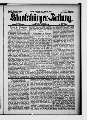 Staatsbürger-Zeitung vom 31.01.1899