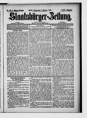 Staatsbürger-Zeitung on Feb 2, 1899