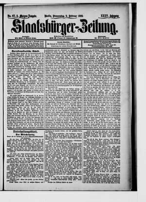 Staatsbürger-Zeitung on Feb 9, 1899