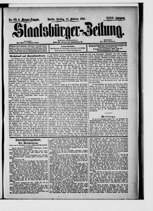 Staatsbürger-Zeitung vom 10.02.1899