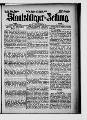 Staatsbürger-Zeitung on Feb 17, 1899
