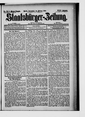 Staatsbürger-Zeitung on Feb 18, 1899
