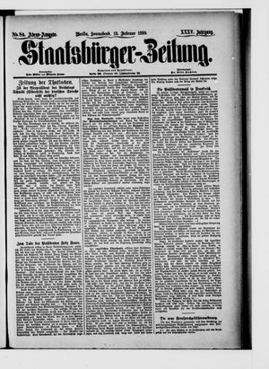 Staatsbürger-Zeitung on Feb 18, 1899