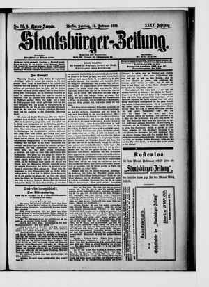 Staatsbürger-Zeitung vom 19.02.1899