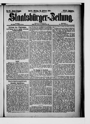 Staatsbürger-Zeitung vom 20.02.1899