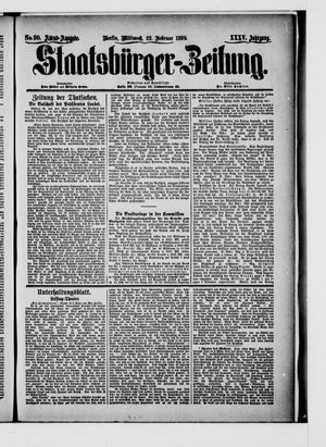 Staatsbürger-Zeitung vom 22.02.1899