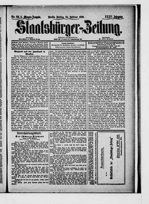 Staatsbürger-Zeitung vom 24.02.1899