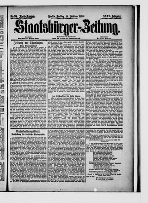 Staatsbürger-Zeitung on Feb 24, 1899
