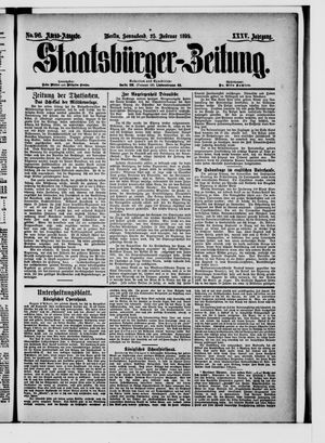 Staatsbürger-Zeitung vom 25.02.1899