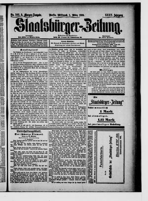 Staatsbürger-Zeitung vom 01.03.1899