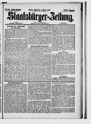 Staatsbürger-Zeitung on Mar 8, 1899