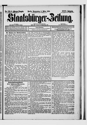 Staatsbürger-Zeitung on Mar 9, 1899
