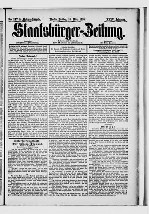 Staatsbürger-Zeitung vom 10.03.1899