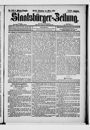 Staatsbürger-Zeitung on Mar 14, 1899
