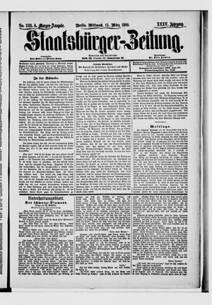 Staatsbürger-Zeitung vom 15.03.1899