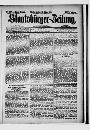 Staatsbürger-Zeitung vom 17.03.1899