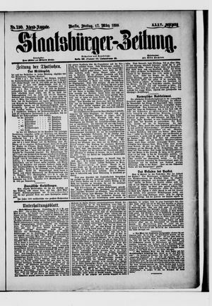 Staatsbürger-Zeitung on Mar 17, 1899