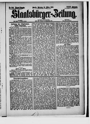 Staatsbürger-Zeitung vom 20.03.1899
