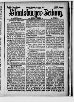 Staatsbürger-Zeitung vom 22.03.1899
