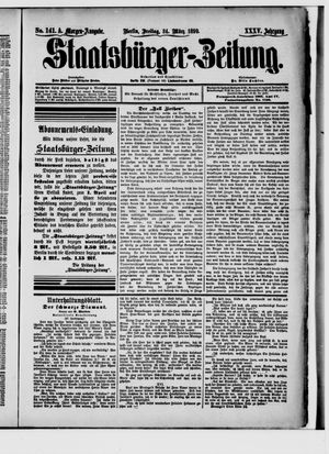 Staatsbürger-Zeitung on Mar 24, 1899