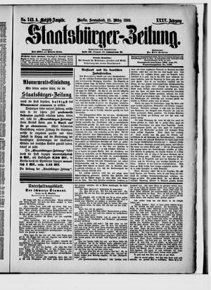 Staatsbürger-Zeitung on Mar 25, 1899