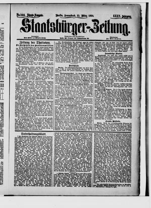 Staatsbürger-Zeitung vom 25.03.1899